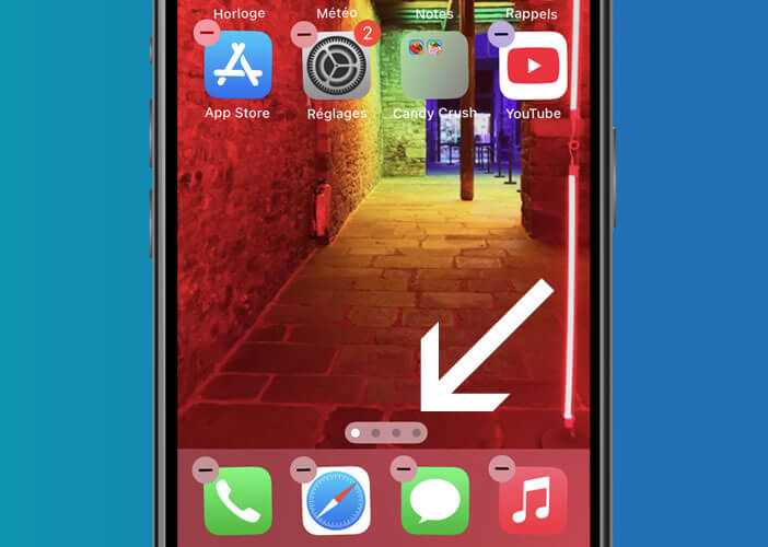 Utiliser le bouton de sélection de pages