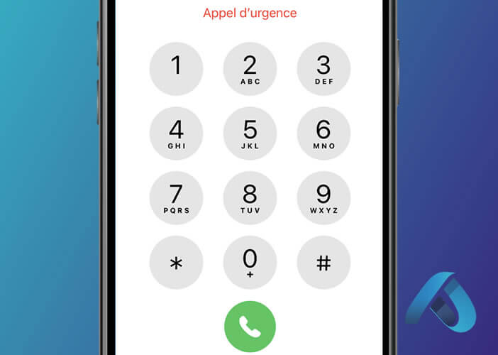 Contacter les service de secours via l’écran de verrouillage de l’iPhone