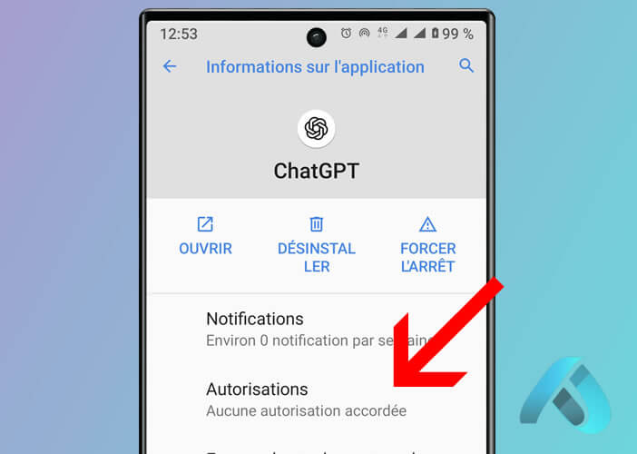 Passer en revue les autorisations d’une application Android