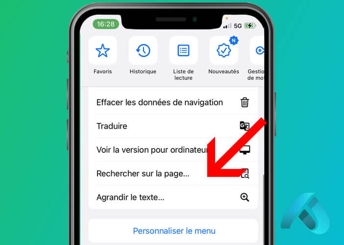 Rechercher un mot directement dans le navigateur Google Chrome